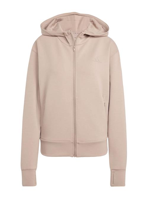 ADIDAS PERFORMANCE Sportssweatjakke 'Designed 4 Training'  mørkebeige