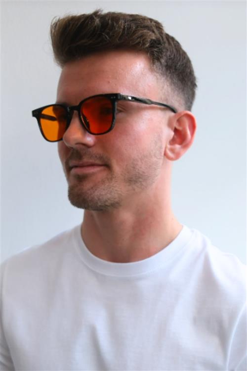 Vincent Solbriller - Sort/Rød - TeeShoppen