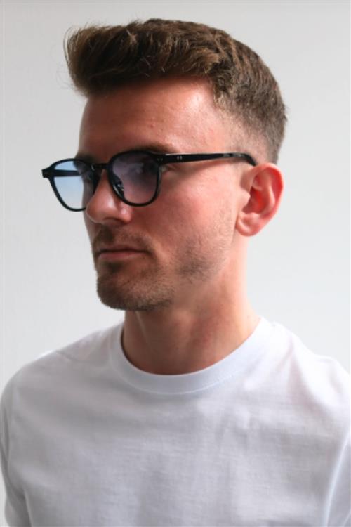Luke Solbriller - Sort/Blå - TeeShoppen