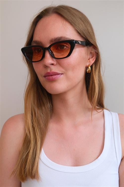 Zoe Solbriller - Sort/Lysebrun - TeeShoppen