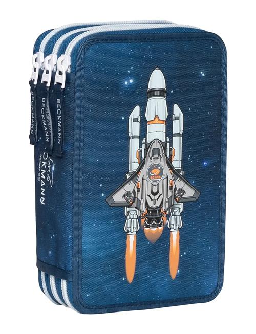 Three-Section Pencil Case - Space Mission Beckmann Norway Patterned