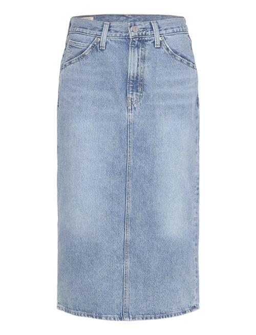 Se Hr Back Slit Skirt Riveting Cl Levi's® Blue ved Booztlet