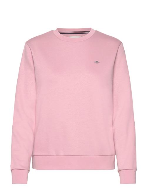 Reg Shield Logo C-Neck GANT Pink