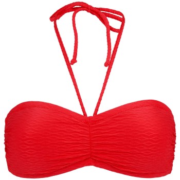 Damella Olivia Textured Padded Bikini Bra Rød nylon 40 Dame