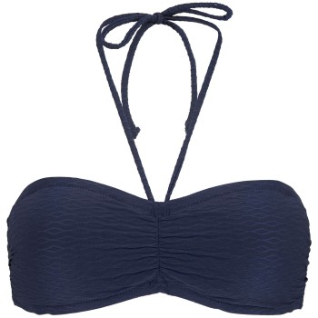 Damella Olivia Textured Padded Bikini Bra Marineblå nylon 38 Dame