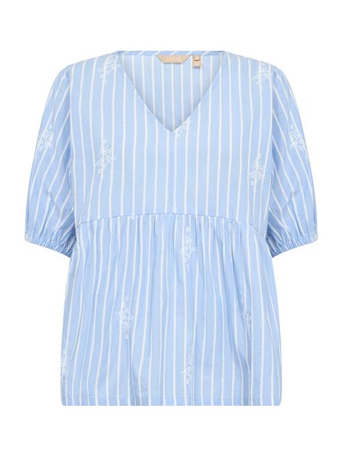 CULTURE Bluse 'CUBaloo'  lyseblå / offwhite