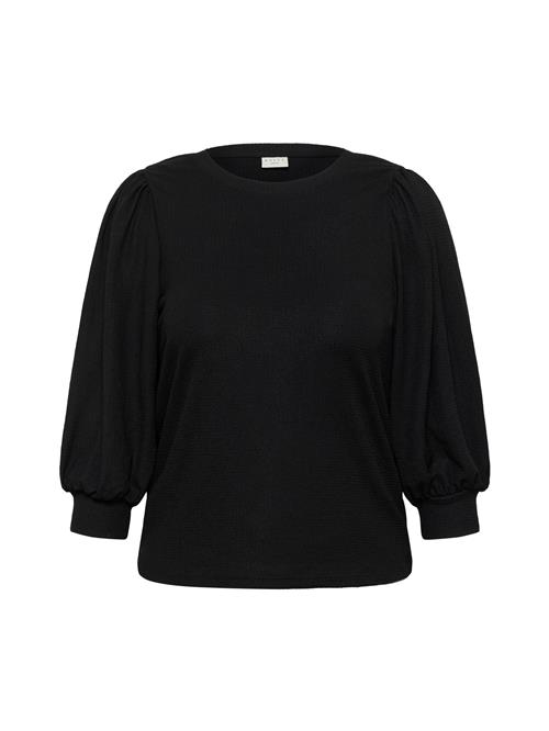 KAFFE CURVE Bluse 'KCIvena'  sort