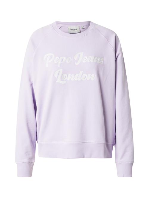 Pepe Jeans Sweatshirt 'Alison'  lilla / hvid
