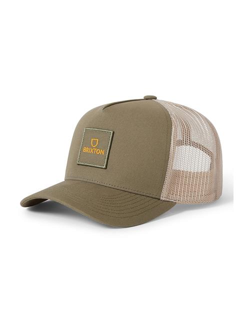 Brixton Hætte 'ALPHA'  beige / gylden gul / oliven