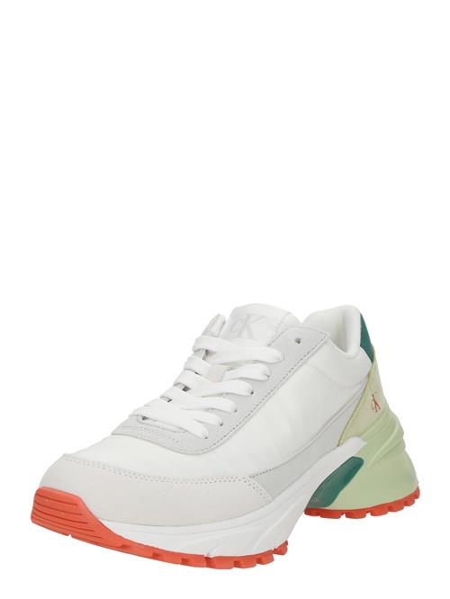 Calvin Klein Jeans Sneaker low 'HIKE RUNNER'  lysegrå / grøn / kiwi / hvid
