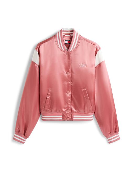 Tommy Jeans Overgangsjakke  lyserød / hvid