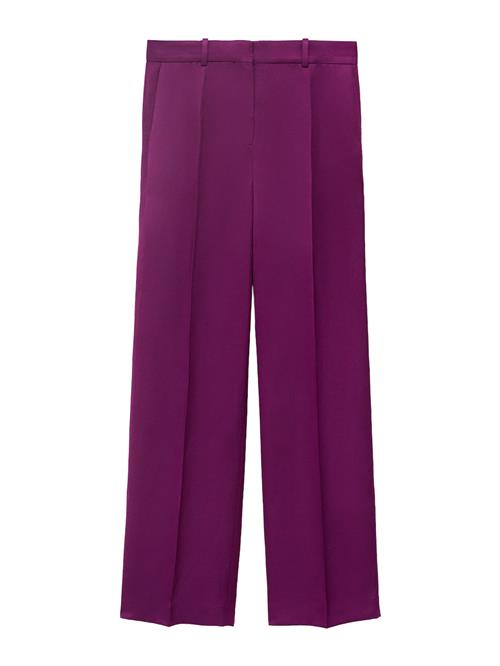 MANGO Bukser med fals 'Anna'  fuchsia