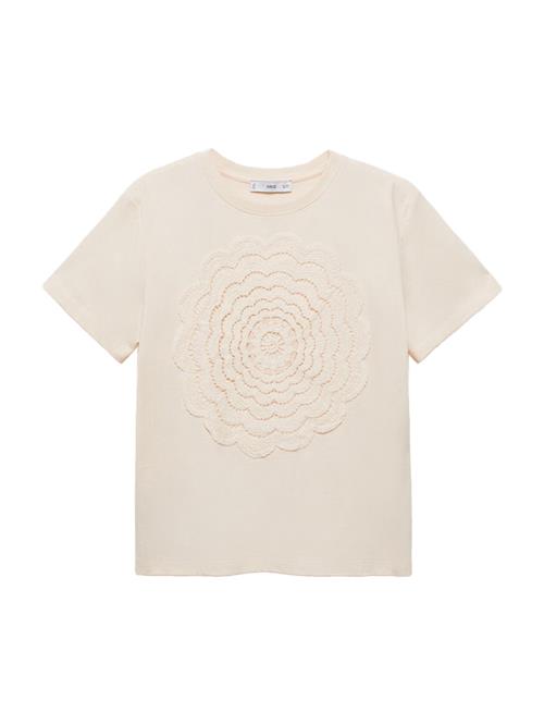 MANGO Shirts 'CROCHE-H'  lysebeige
