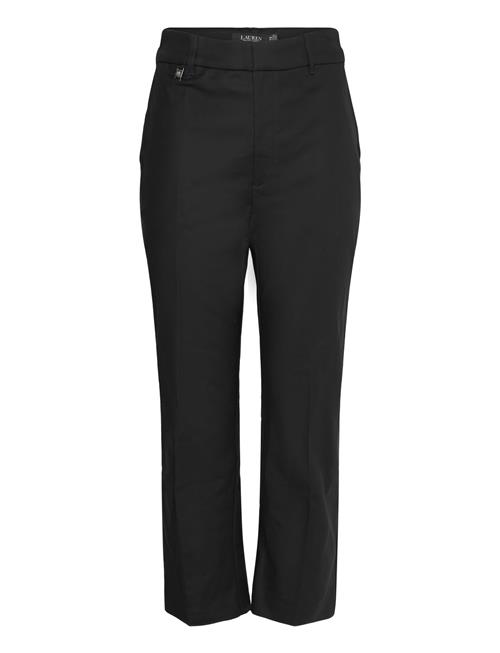 Double-Faced Stretch Cotton Pant Lauren Women Black