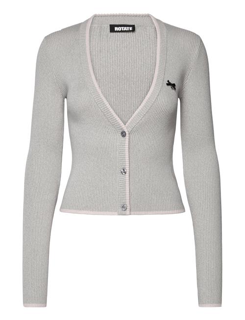 Fine Rib Cardigan ROTATE Birger Christensen Blue