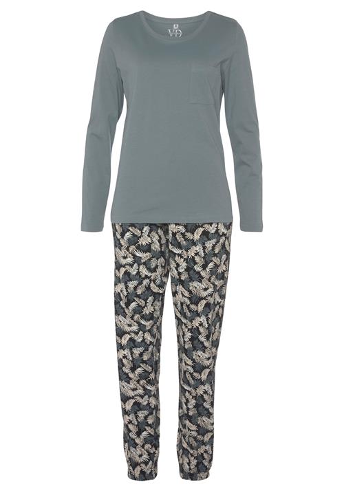 VIVANCE Pyjamas  røgblå / grå / greige / sort
