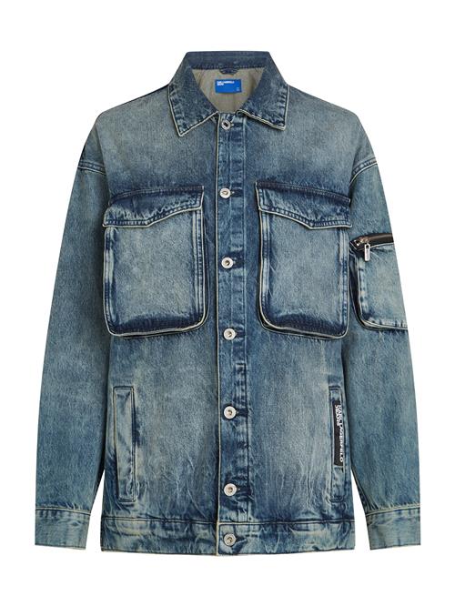 Se KARL LAGERFELD JEANS Overgangsjakke  blue denim ved About You