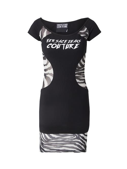 Versace Jeans Couture Kjole  sort / offwhite
