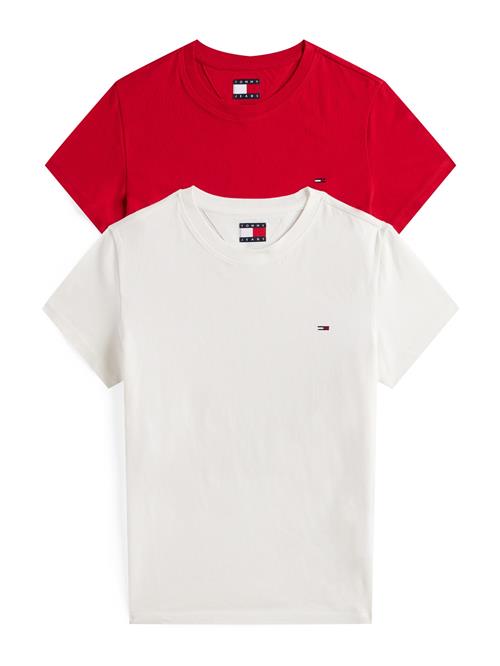 Tommy Jeans Shirts  rød / hvid