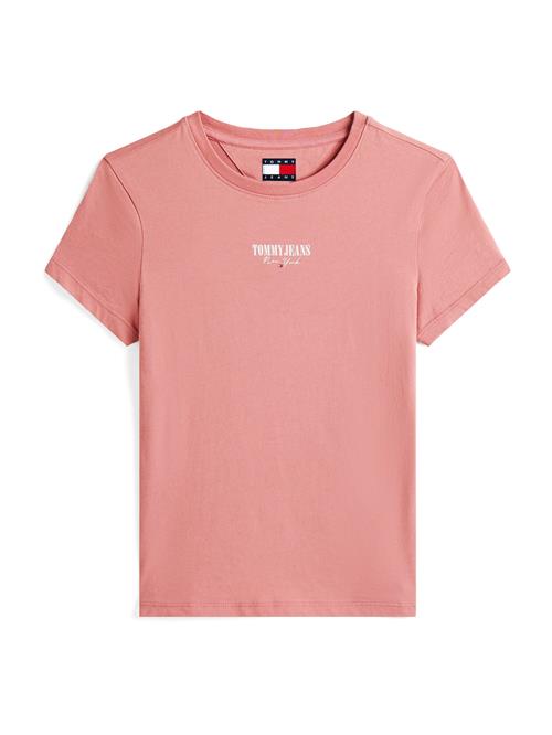 Tommy Jeans Shirts 'ESSENTIAL'  lyserød / hvid