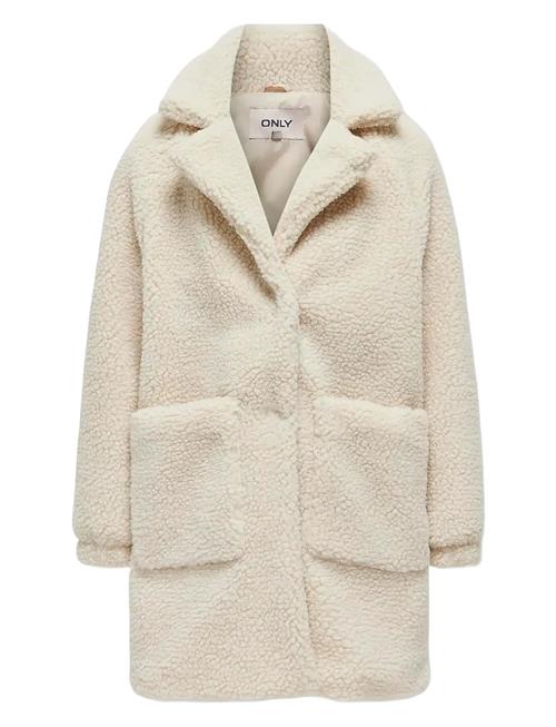 Kogsandra Teddy Long Coat Otw Kids Only Cream