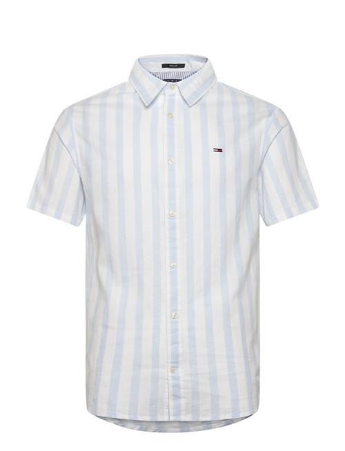 Tjm Reg Linen Blend Stp Ss Shirt Tommy Jeans Blue