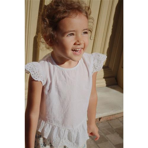 Se Konges Sløjd GOTS RHW X KS Fiori Til Toppen Optic White 7-8 Y    7-8 år  kvinde ved Babyshop