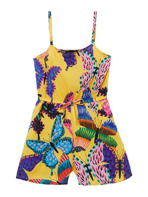 Desigual Overall 'Universo'  lyseblå / gul / orange / gammelrosa