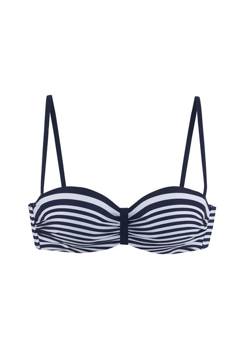 LASCANA Bikinioverdel  marin / hvid
