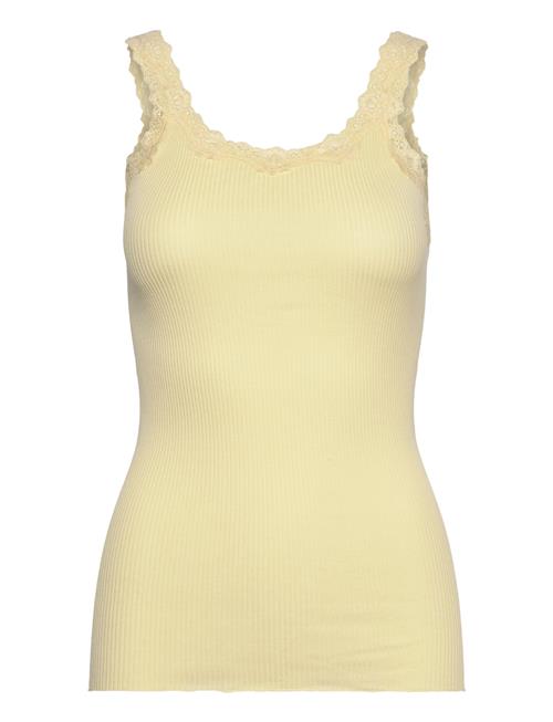 Rwbabette Silk Sl Deep Back Lace To Rosemunde Yellow