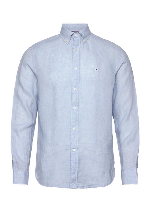 Pigment Dyed Li Solid Rf Shirt Tommy Hilfiger Blue