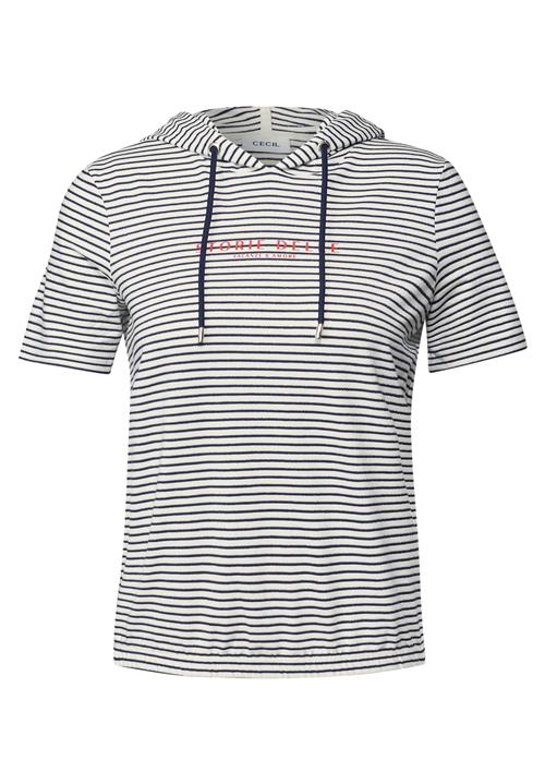 CECIL Sweatshirt  navy / lys pink / hvid