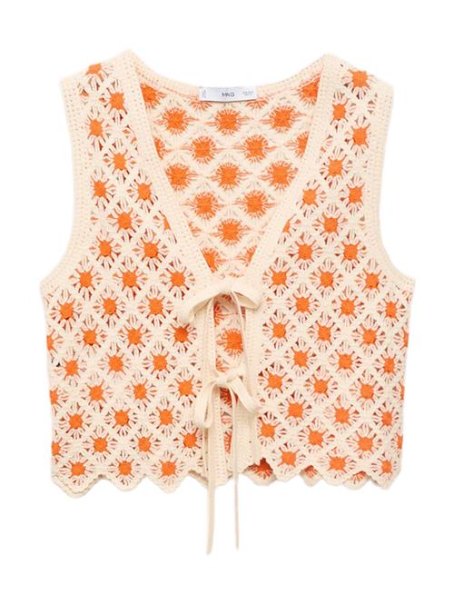 MANGO Sticktop 'CAMERON'  sand / orange