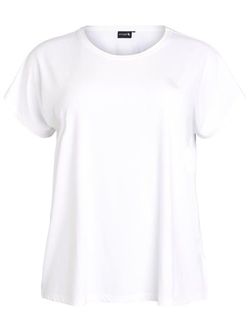 Active by Zizzi Shirts 'ABASIC'  hvid