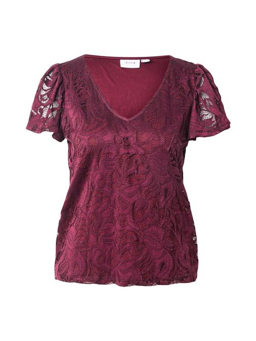 Se VILA Bluse 'VIStasia'  aubergine ved About You
