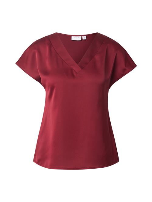 VILA Bluse 'VIELLETTE'  vinrød