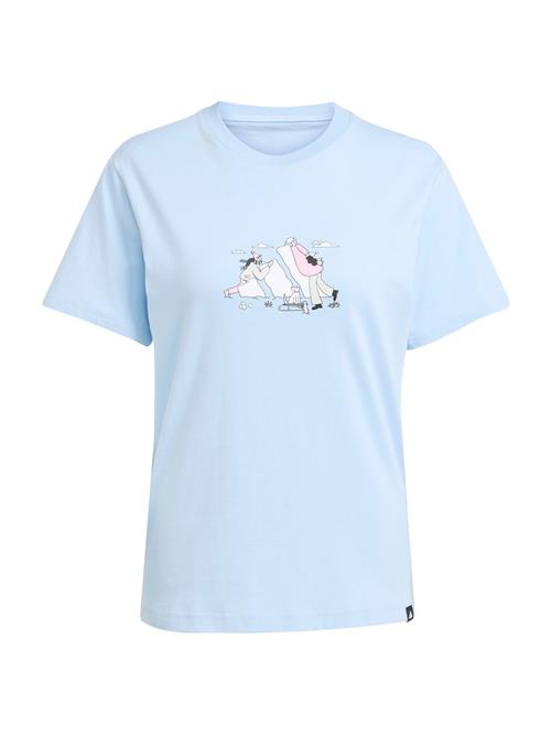 ADIDAS SPORTSWEAR Funktionsbluse  lyseblå / rosé / sort / hvid