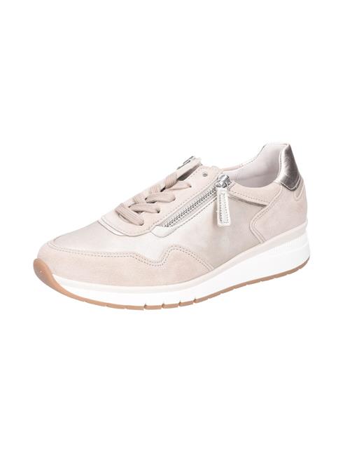 GABOR Sneaker low  creme / chamois / sølv