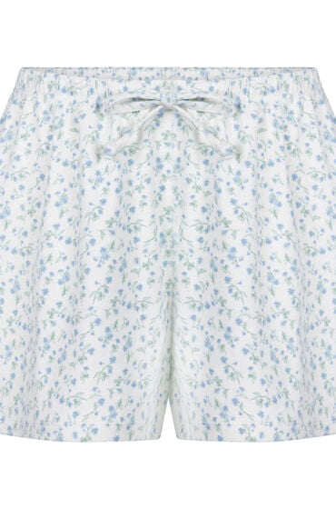 Se Hunkemöller Shorts Cotton hvid ved Hunkemøller