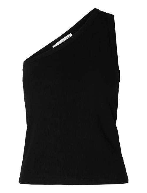 Slfanna Shoulder Top Selected Black