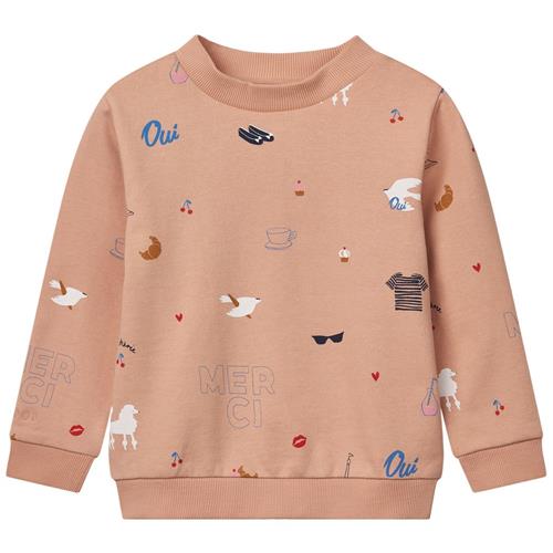 Liewood GOTS Thora Sweatshirt Paris Pale Tuscany | Orange | 98 cm