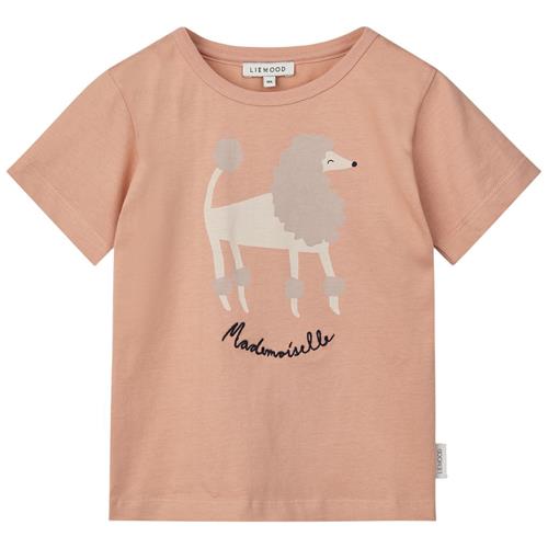 Liewood GOTS Apia Kortærmet T-shirt Paris Mademoiselle Pale Tuscany | Orange | 80 cm