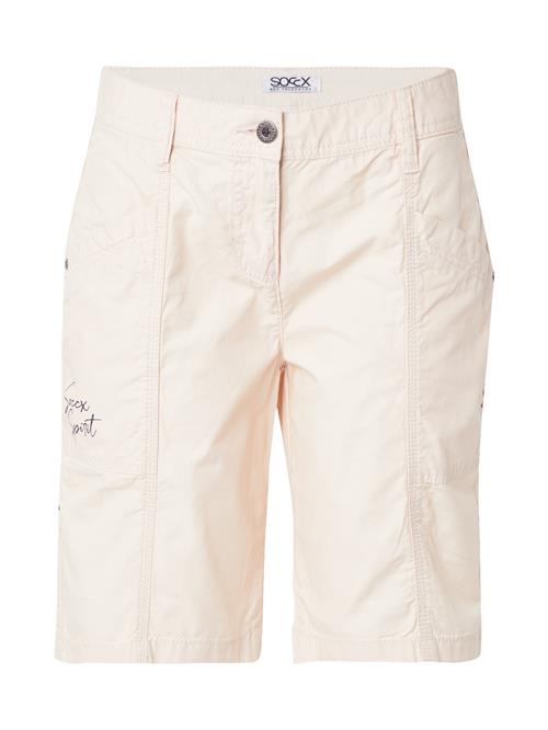Soccx Bukser  lysebeige / sort