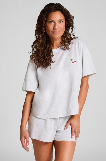 Hunkemöller Pyjamasæt Bomuld Grå