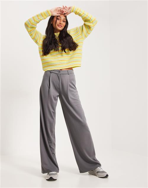 Pieces - Gul - Pcbina Ls O-Neck Knit Bc