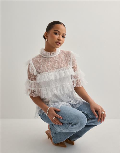 Malina - Hvid - Rachel Blouse