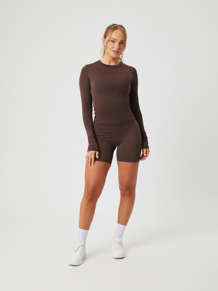 Björn Borg Studio Alice Highwaist Shorts Brun, XS