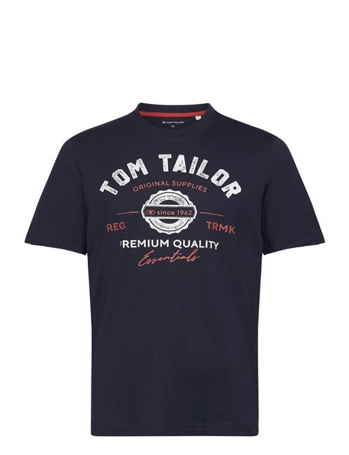 Logo Tee Tom Tailor Navy