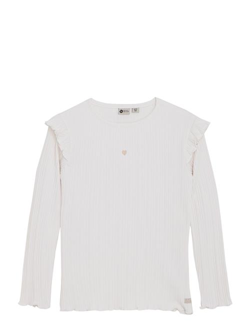 T-Shirt Ls Fancy Rib Daily 7 White