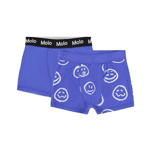 Molo GOTS Justin 2-pak Boxershorts Moon Moods Blue | Blå | 146/152 cm